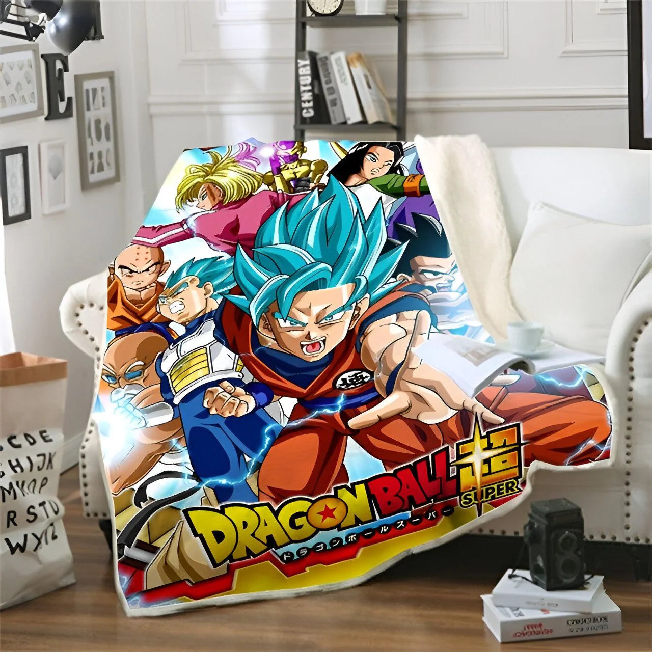 Plaid Dragon Ball SSJ Blue Goku | DBZ Boutique