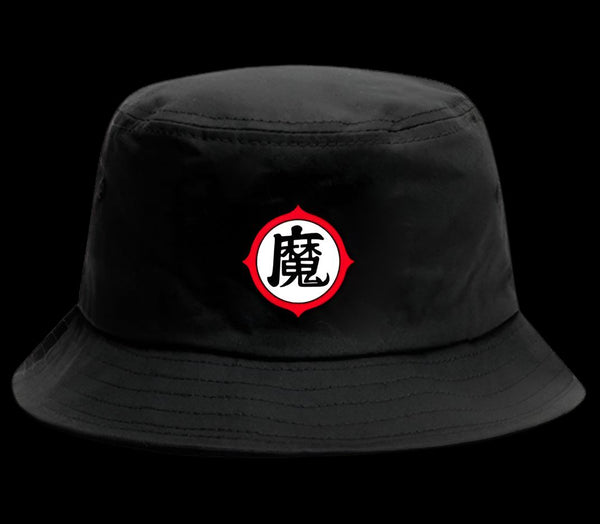 Un chapeau noir avec un symbole rouge et blanc de la série Dragon Ball Z.,BO-0442521618