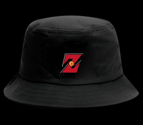 Un chapeau noir avec le logo de Dragon Ball Z, une série animée japonaise.,BO-9648772614