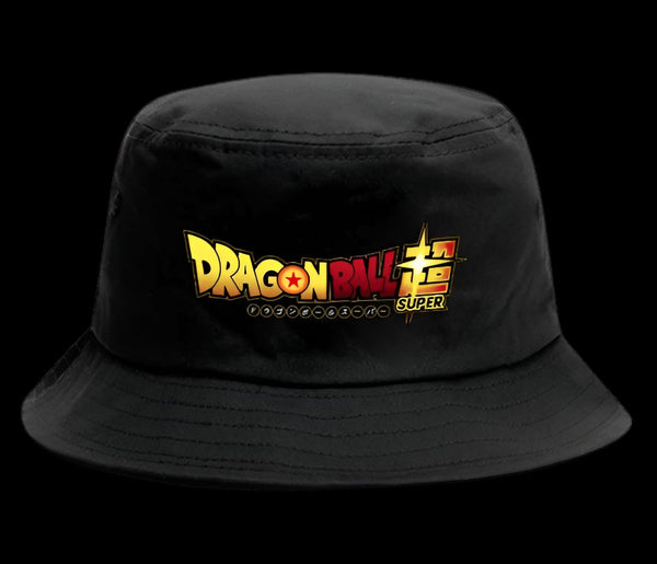 Il s'agit d'un bob noir avec le logo de Dragon Ball Super, une série animée japonaise.,BO-0560162219