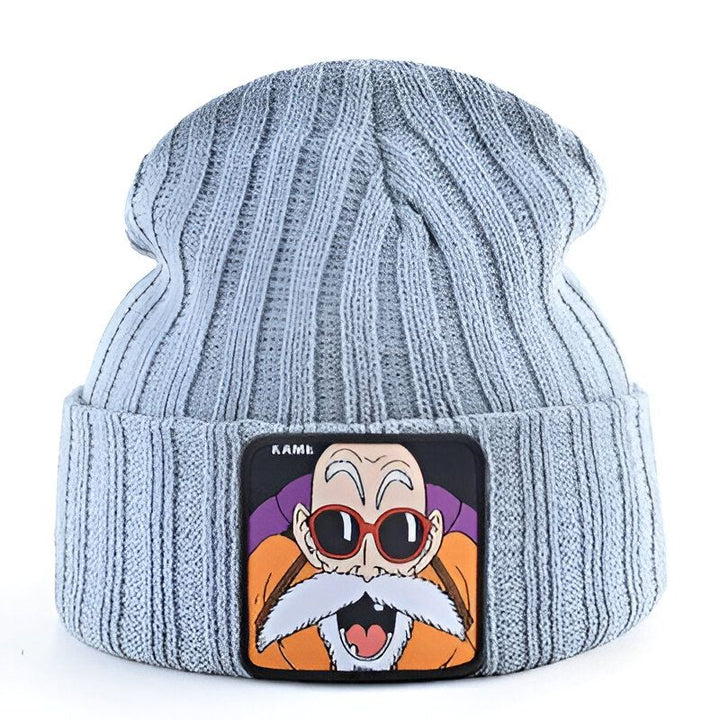 Voici un bonnet gris avec un écusson brodé à l'effigie de Tortue Géniale, un personnage du manga Dragon Ball.,BO-8106667618,BO-1668712598,BO-3775950338,BO-473352143X,BO-2420864549,BO-125457882X,BO-618632334X,BO-2936972795,BO-7938924296,BO-7517927345,BO-0907367313