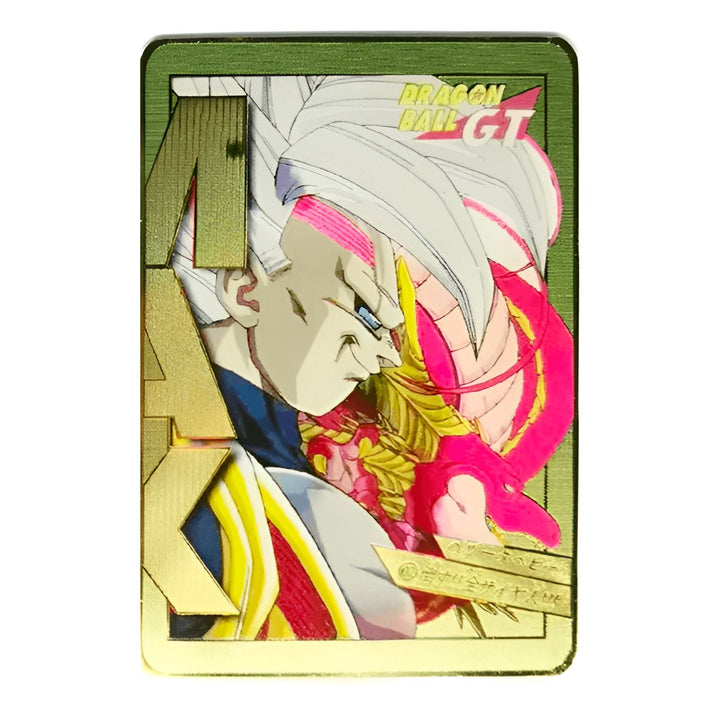 Une carte à collectionner brillante de Vegeta sous sa forme de Super Saiyan 4 dans la série Dragon Ball GT.,CA-6203601519