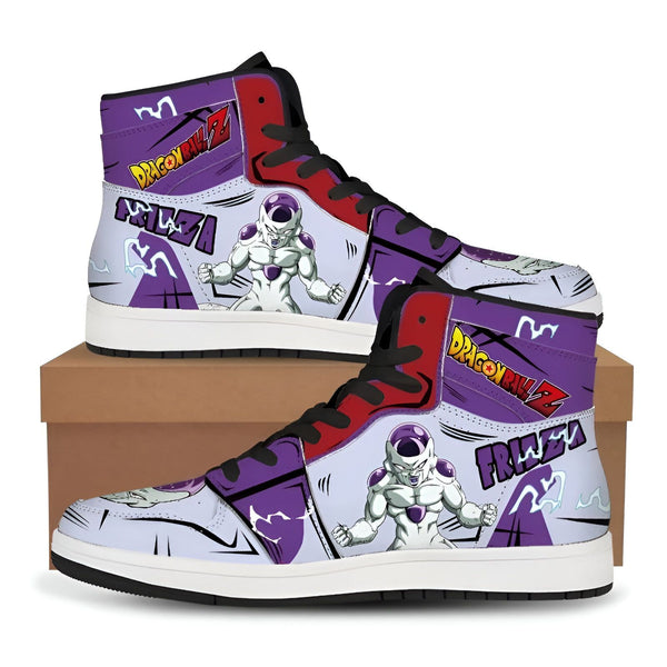 Une paire de chaussures de sport violettes et blanches avec une image de Freezer, un personnage de Dragon Ball Z.,CH-2126264963,CH-884768515X,CH-530207298X,CH-8377288281,CH-8933071660,CH-2262879494,CH-252291488X,CH-3878193327,CH-1119569931,CH-3350045758,CH-7266224853,CH-7565063630,CH-6344822309