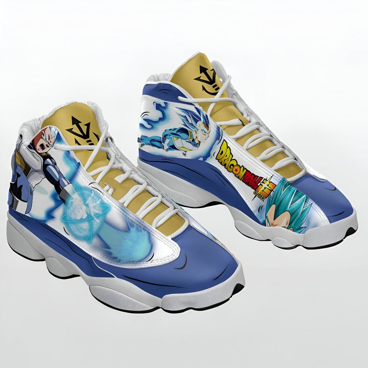 Une paire de chaussures de sport bleues et blanches avec des images de Vegeta, un personnage de la série animée Dragon Ball Z.,CH-0878105905,CH-9073066832,CH-7961031456,CH-0905357000,CH-7098292648,CH-3955678512,CH-367778560X,CH-4626594123,CH-5226914326,CH-958193250X,CH-0881185590,CH-905313882X,CH-9302678474,CH-695201960X