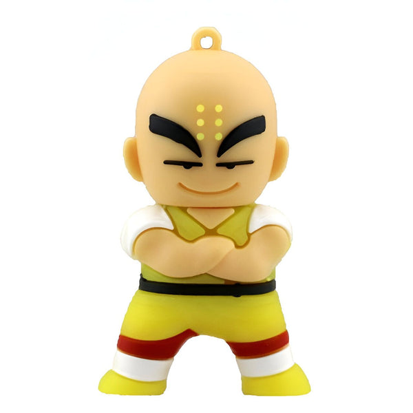 Une figurine en plastique jaune de Krilin, un personnage de Dragon Ball Z, avec un pantalon orange et une ceinture noire.,7952649-32gb-style-4,7952649-64gb-style-4