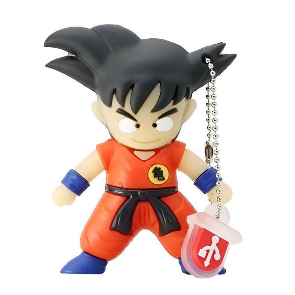 Une figurine de Son Goku, un personnage de Dragon Ball Z, avec une clé USB en forme de capsule.,CL-4015036182,CL-8172068913