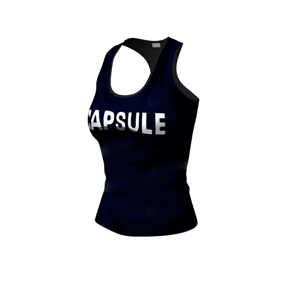 Un débardeur noir avec le logo Capsule Corp.,DS-818292104X,DS-2688970763,DS-4935639148,DS-1040374441,DS-3000192956,DS-6505310223,DS-9997500539