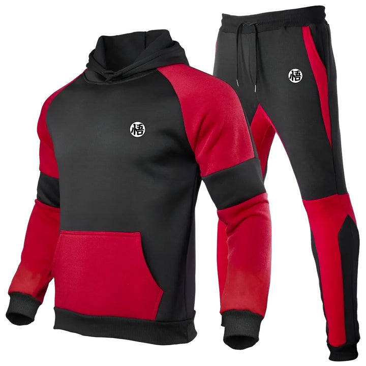 Un survêtement Dragon Ball Z rouge et noir avec le logo de la série sur la poitrine et la jambe.,EN-9789337914,EN-4580241991,EN-9934778483,EN-8383154607,EN-4126551832,EN-8655067881,EN-3538253994,EN-3272207155,EN-9725029127,EN-9668426193,EN-6728746730,EN-4628811105,EN-1061729265,EN-4544404940,EN-5731358958,EN-2192839227,EN-5851611707,EN-0045864381