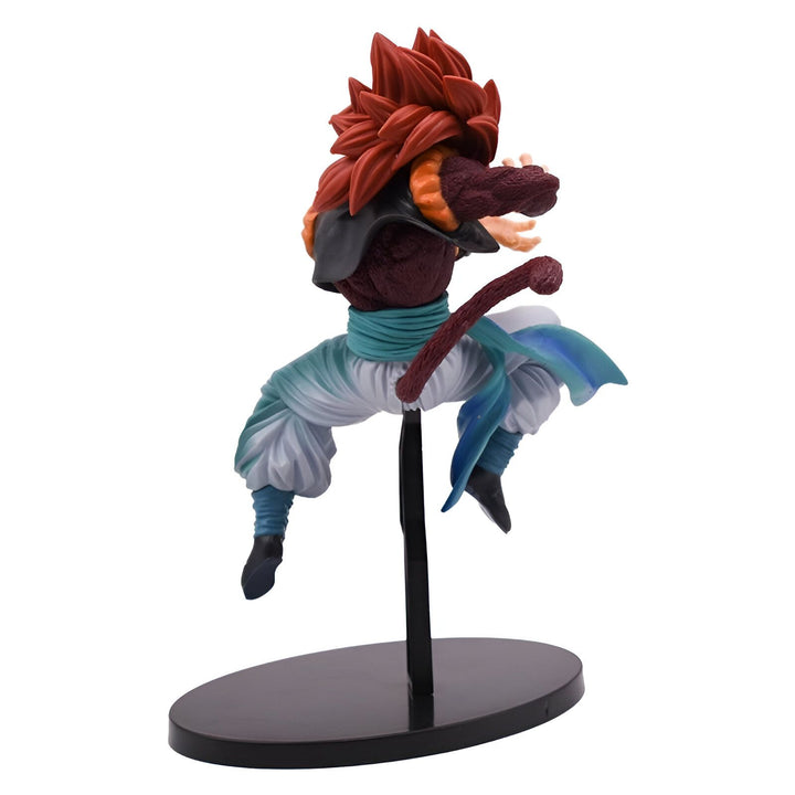 Une figurine de Gotenks, un personnage de Dragon Ball Z. Il est représenté en train de voler, avec ses cheveux roux hérissés et sa queue de singe. Il porte une veste marron et un pantalon bleu.,FI-2941986081