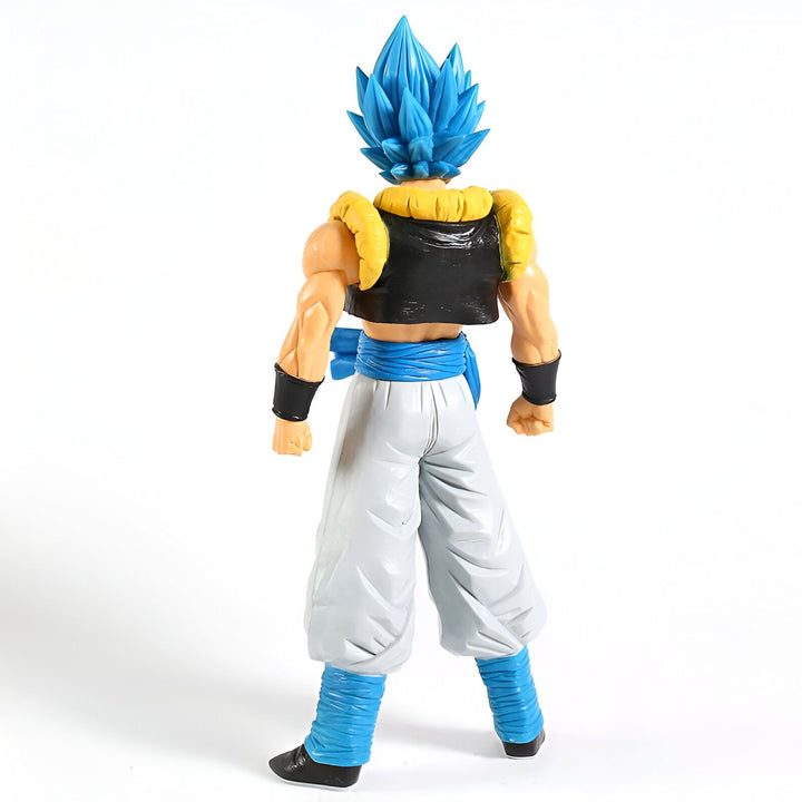 Une figurine de Gotenks, un personnage de Dragon Ball Z. Il est représenté avec ses cheveux bleus et jaunes, sa veste noire et son pantalon blanc.,FI-7042713648