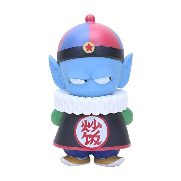 Une figurine de Puar, un personnage de Dragon Ball Z. Il est petit et bleu, avec une tête ronde et des ailes. Il porte un chapeau rouge et bleu et une cape verte.,FI-8813706642
