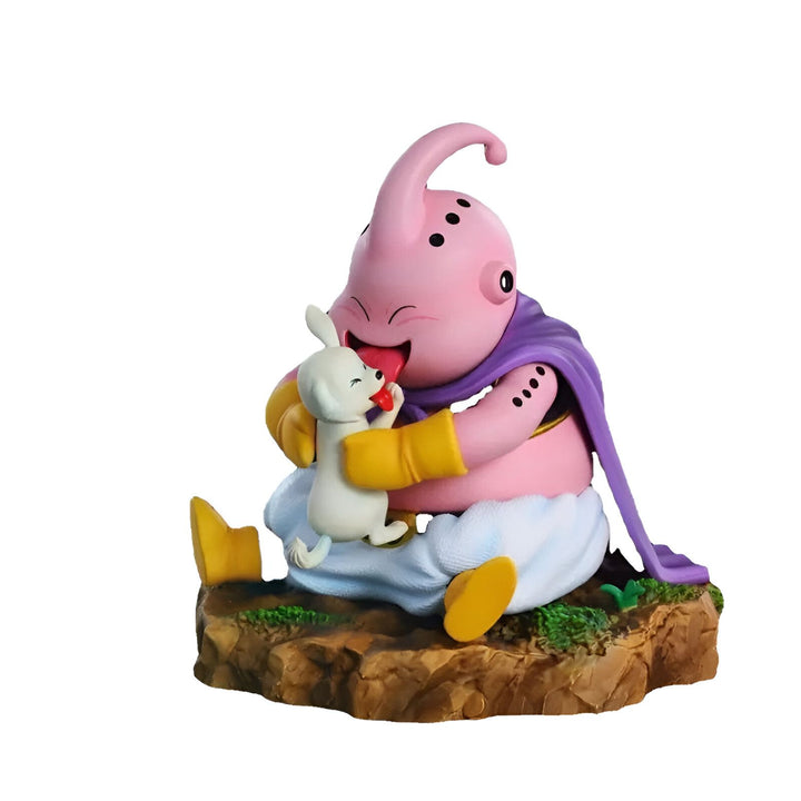 Une figurine de Majin Buu, un personnage de Dragon Ball Z, en train de tenir un chien dans ses bras.,FI-6417522911
