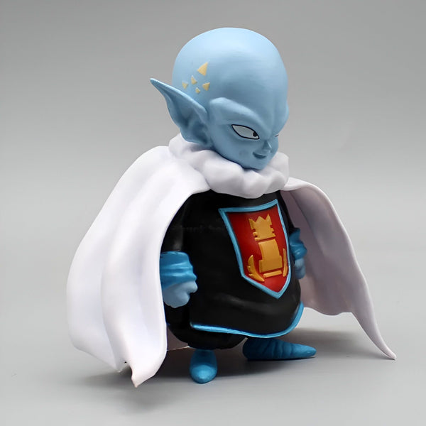 Une figurine de Kibito, un personnage de Dragon Ball Z. Il est représenté avec sa tenue bleue et blanche et son chapeau blanc. Il a une expression sérieuse sur le visage.,FI-4690795991