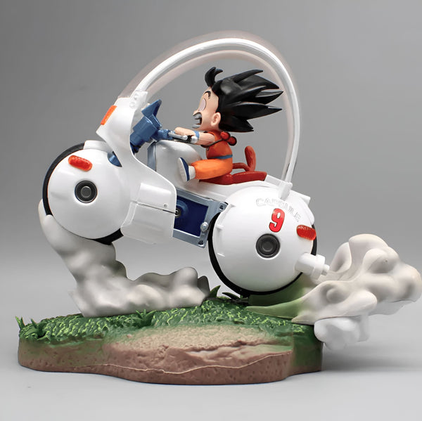 CAPSULE MEGAHOUSE DRAGONBALL Neo Makafushigi Goku Bulma 100 % neuve or