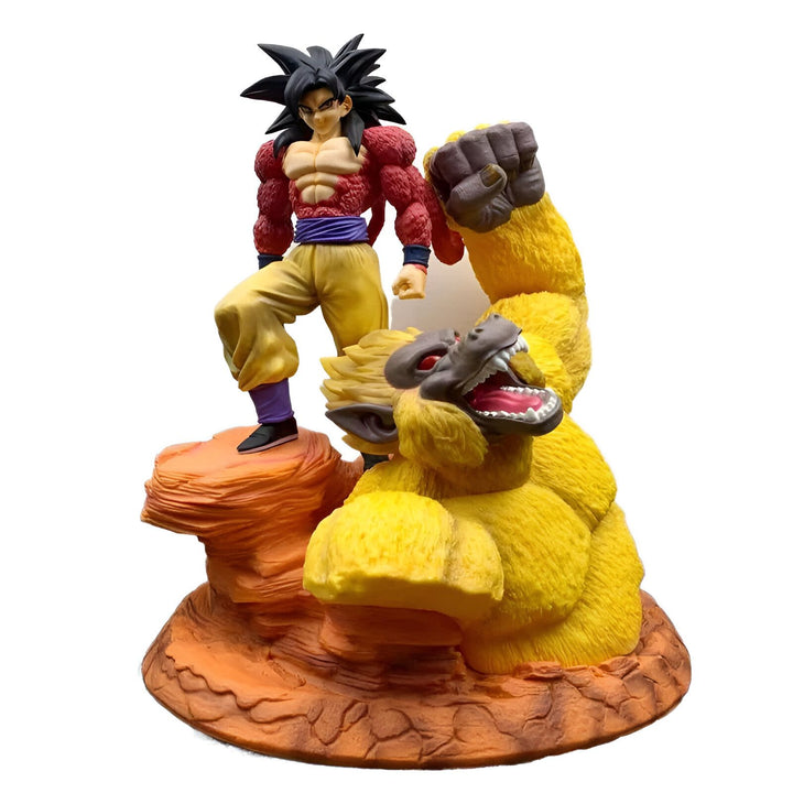 Une figurine de Son Goku et Vegeta en Super Saiyan 4.,FI-9535521160