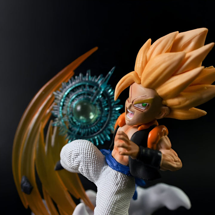 Une figurine de Gotenks, un personnage de Dragon Ball Z, en train de lancer une attaque.,FI-3359408195