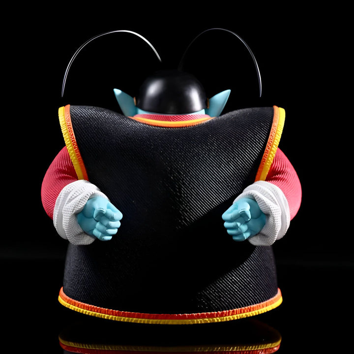Une figurine de collection de King Kai, un personnage de la série animée Dragon Ball Z. Il est représenté avec ses vêtements traditionnels et ses antennes. La figurine est en résine et mesure environ 15 cm de haut.,FI-1264161948