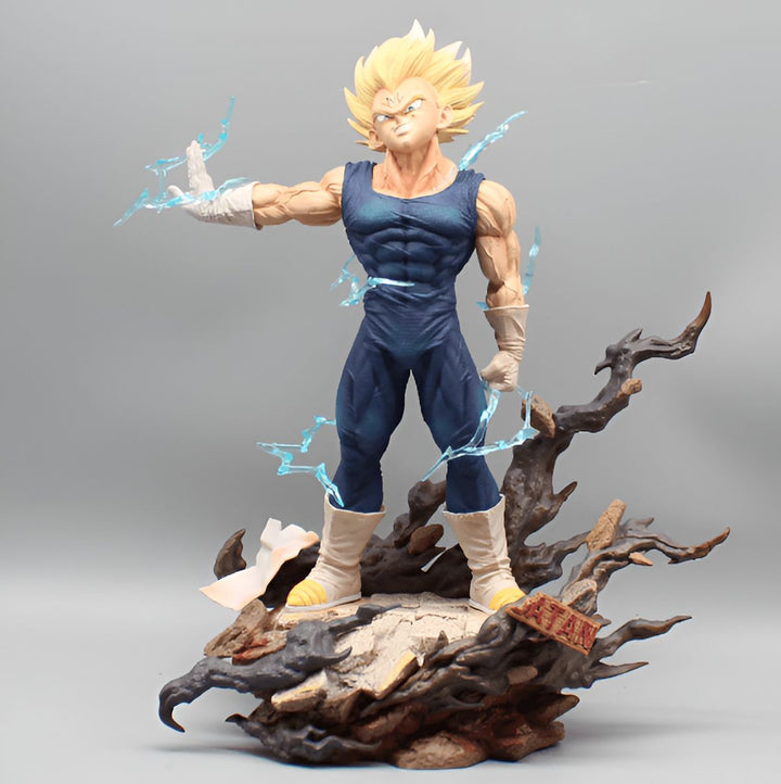 Une figurine de Vegeta, un personnage de Dragon Ball Z. Il est représenté en train de charger son attaque ultime, le Galick Gun.,FI-7350383177