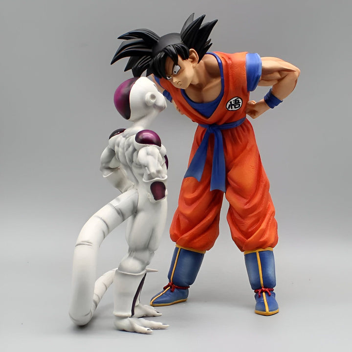 Une image de Son Goku et Freezer, deux personnages de la série Dragon Ball Z. Son Goku est un Saiyan, et Freezer est un extraterrestre.,FI-7359434297