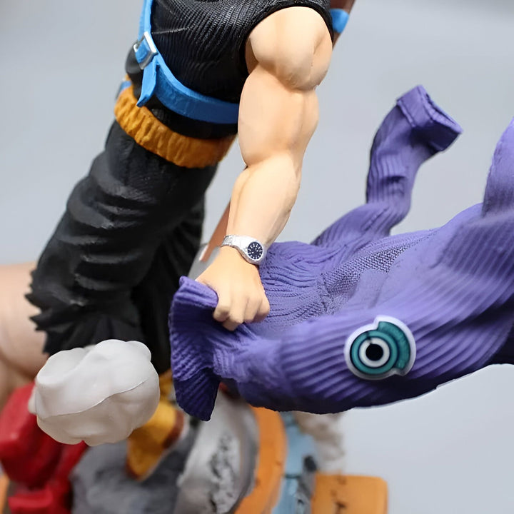 Une figurine de Trunks du futur en Super Saiyan 2, portant une veste violette.,FI-8981720819