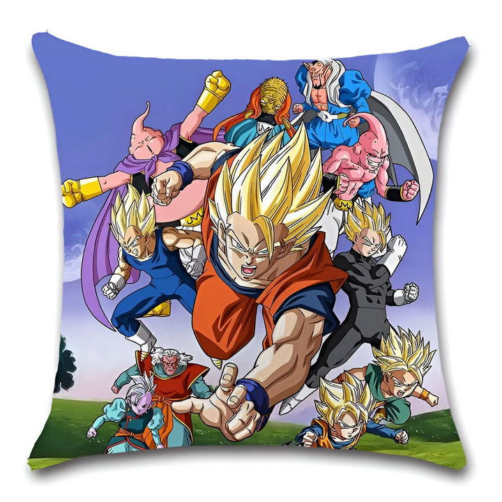 Une image de Son Goku et de ses amis dans la série Dragon Ball Z. On y voit Goku, Vegeta, Piccolo, Gohan, Trunks, Krilin, Yamcha,天津飯, Chiaotzu, Bulma et d'autres personnages.,HO-0905746309