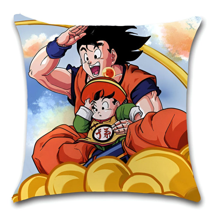 Une image de Son Goku et Gohan sur un nuage magique.,HO-5637368716