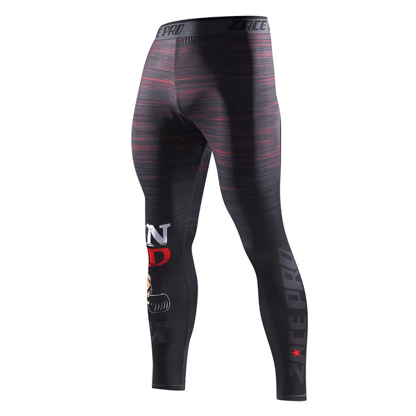 L'image montre un legging de sport noir et rouge avec le logo "ZIRCE PRO" sur la ceinture et le mollet. Il y a aussi un motif de rayures rouges sur les côtés.,LE-7994399509,LE-5059759520,LE-6213348417,LE-2760538222