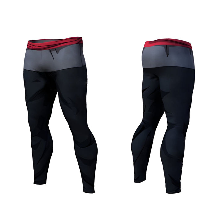 Une image d'un pantalon de sport noir et gris avec une ceinture rouge.,LE-8188886947,LE-4978993008,LE-2718795042,LE-5694375165,LE-6809363092,LE-9819664764,LE-1809619270,LE-0340492449
