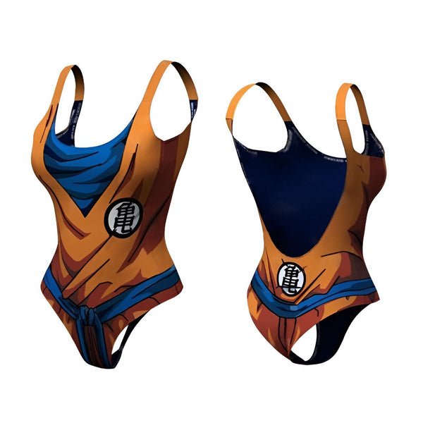 Une image d'un maillot de bain orange et bleu avec le symbole "Kanji" de Goku de Dragon Ball Z.,MA-5871191975,MA-8137859993,MA-9687449020,MA-0404867928,MA-9679738337,MA-0198444915,MA-909825344X,MA-5144423221