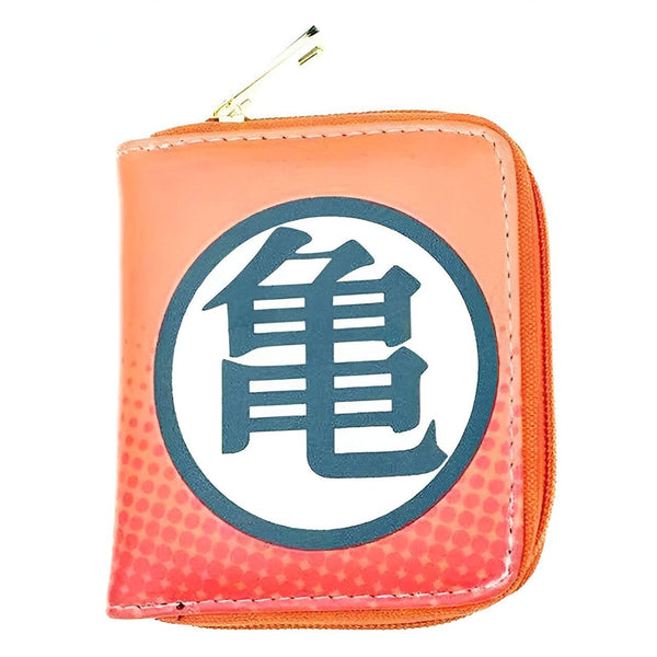 Le portefeuille est orange avec le symbole de Tortue Géniale de Dragon Ball Z.,MI-4055375972