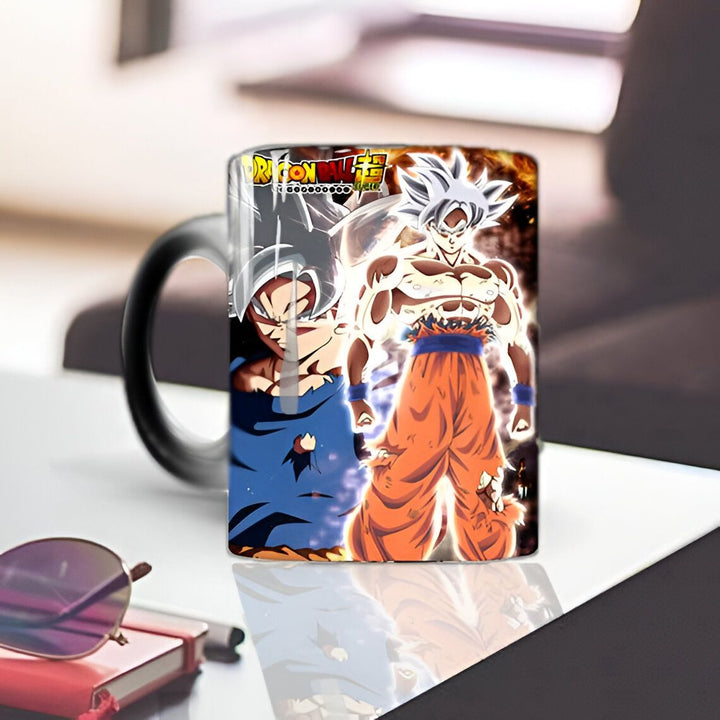 Une tasse qui change de couleur avec la chaleur, avec Son Goku, un personnage de Dragon Ball Z.,MU-8390295865