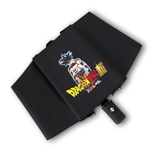 L'image représente un parapluie noir avec le logo de Dragon Ball Super.,PA-8133640989