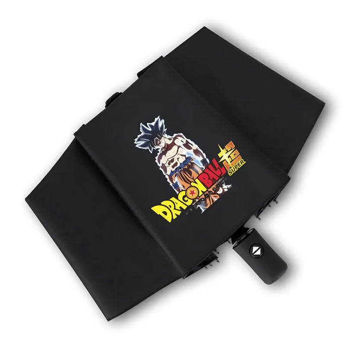 L'image représente un parapluie noir avec le logo de Dragon Ball Super.,PA-8133640989