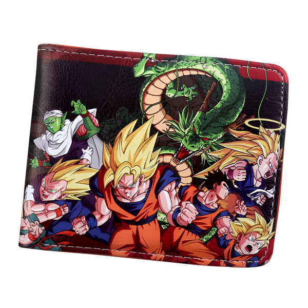 Le portefeuille présente une illustration de la série animée Dragon Ball Z, avec Goku, Vegeta, Piccolo et d'autres personnages.,PO-0513517499