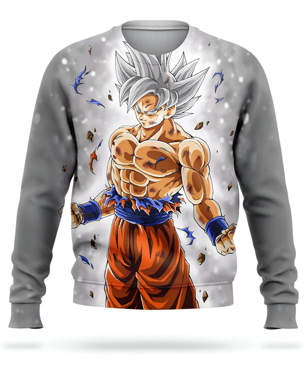 Une image de Son Goku, un personnage de la série animée Dragon Ball Z. Il est vêtu d'un kimono orange et bleu et a les cheveux blancs. Il est en position de combat et est entouré d'un halo de lumière bleue.,PU-3225685461,PU-3141151113,PU-6439383132,PU-2024565905,PU-9876513818,PU-579023609X,PU-0767317653,PU-3947346379,PU-4636261372,PU-7679696667,PU-0484208519