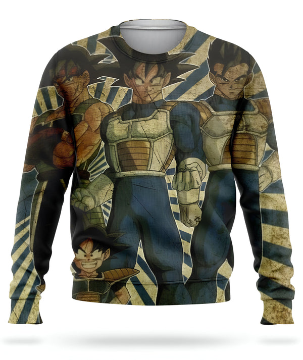 Le pull représente le personnage de Son Goku, un Saiyan, dans différentes situations.,PU-6519104566,PU-9424988826,PU-9561044897,PU-9374902141,PU-8166361817,PU-5696315437,PU-8956255717,PU-5839664855,PU-7070378149,PU-3081274257,PU-7526506942