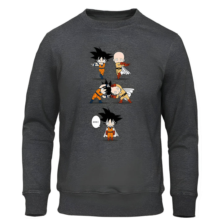 L'image représente un Saitama chauve de la série One Punch Man donnant un coup de poing à Goku de la série Dragon Ball Z. Goku est allongé sur le sol et dit "good". Saitama est debout à côté de lui et dit "Ok".,PU-1074937716,PU-7721065518,PU-6009393132,PU-3252532026,PU-3648131036,PU-7225667157,PU-6695660468,PU-2093152967,PU-648718313X,PU-8027248051,PU-9009798526,PU-751112576X,PU-7399487685,PU-9679286355,PU-212375580X,PU-7261268240,PU-184519215X,PU-5262535267,PU-6144762248,PU-6624389230
