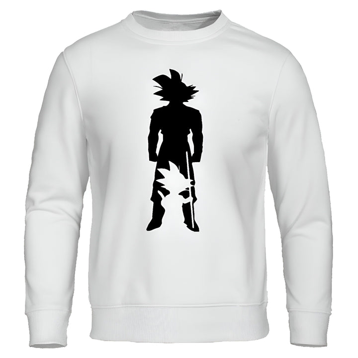 L'image représente un sweat-shirt blanc avec un motif noir de Son Goku et Son Gohan.,PU-2928571353,PU-0694587427,PU-9869694705,PU-915269397X,PU-2768426067,PU-0887319351,PU-5587562212,PU-7573943873,PU-5981084758,PU-4401106415,PU-4151977007,PU-6392177663,PU-8342649199,PU-5045973347,PU-3205830091,PU-6791215038,PU-8748470082,PU-4363216360,PU-2220677370,PU-7569882296,PU-3436979503,PU-8271056395,PU-2579590897,PU-6898717472,PU-9162480146
