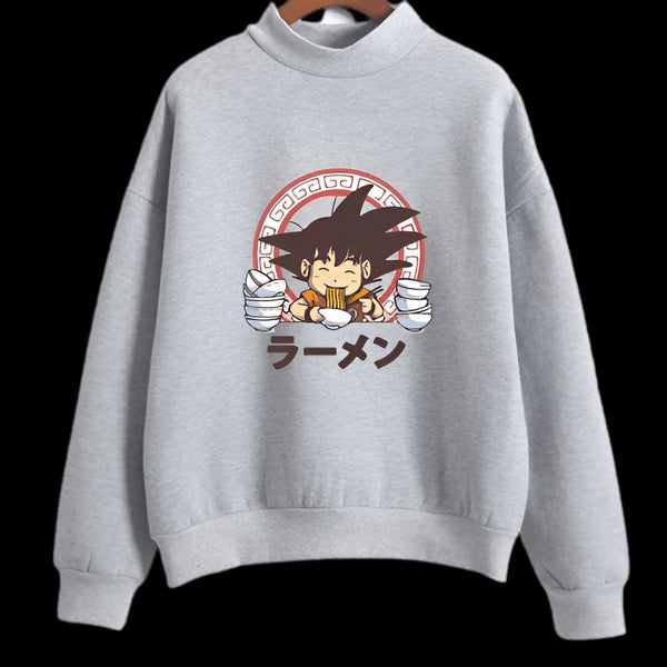 Le sweat-shirt gris représente Son Goku, un personnage de la série animée Dragon Ball Z, en train de manger un bol de ramen. Le texte en japonais signifie "ramen".,PU-7736398704,PU-7131561428,PU-8885673414,PU-4845309092,PU-5493876647,PU-460041750X,PU-3747555004,PU-584269963X,PU-8889840390,PU-0606380302,PU-6784723848,PU-2693975018,PU-2792768770,PU-7637385302,PU-0372929699,PU-3075030902,PU-4901933795,PU-5915180159,PU-0280993390,PU-9075706618,PU-1143582306,PU-4508428770