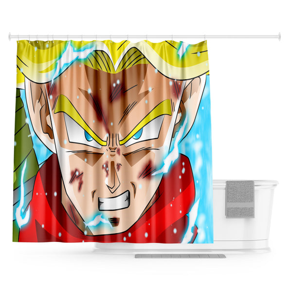 Une illustration de Son Gohan, un personnage de la série animée Dragon Ball Z. Il est représenté en train de se battre, avec une expression déterminée sur le visage. Il est entouré d'éclairs bleus et porte une combinaison rouge et jaune.,RI-5080989491,RI-4924257672,RI-7090120953,RI-5189318699,RI-8537169528