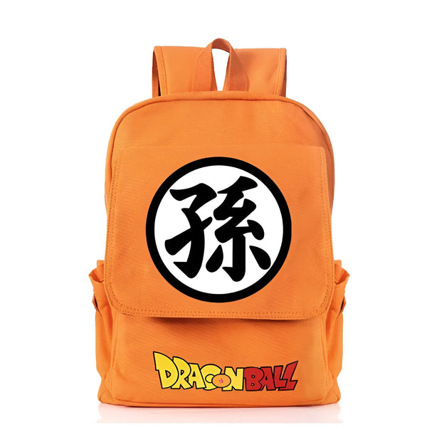 Le sac à dos est de couleur orange avec un motif de Goku, un personnage de Dragon Ball Z.,SA-740366728X