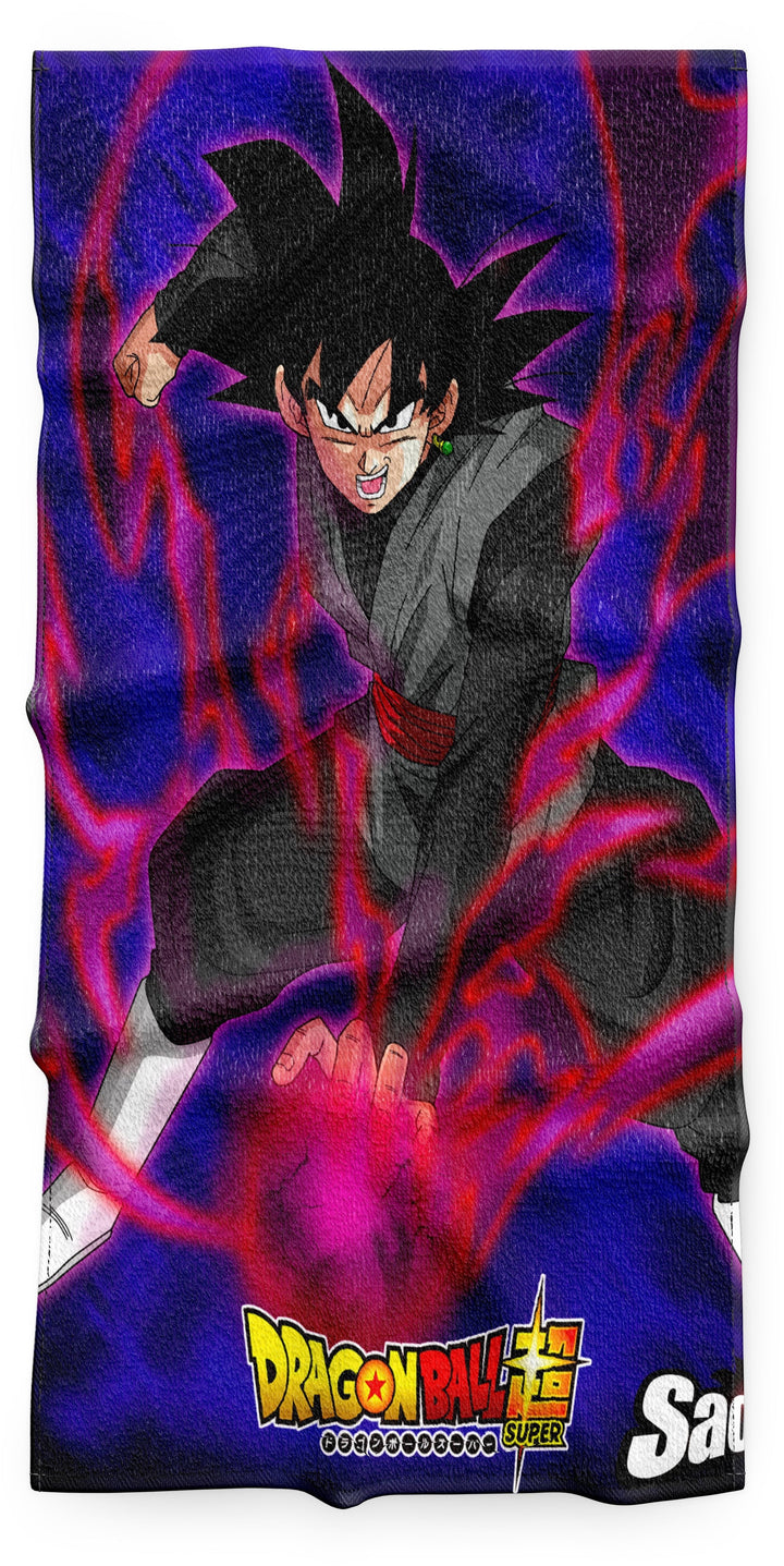 Une image de Son Goku, un personnage de Dragon Ball Super. Il est en train de se battre et il est entouré d'énergie rose et violette.,SE-0005182816,SE-7512601786