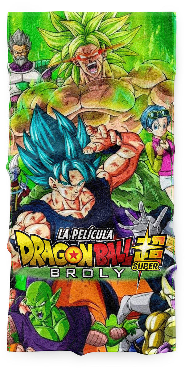 L'image montre l'affiche du film Dragon Ball Super : Broly. On y voit Goku, Vegeta, Broly et d'autres personnages de la série.,SE-376645885X,SE-2747685268