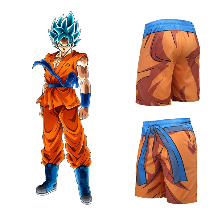 Une image de Son Goku, un personnage de la série animée Dragon Ball Z. Il est vêtu d'un pantalon orange et d'une ceinture bleue. Il a les cheveux bleus et les yeux bleus. Il est en position de combat.,SH-9652517097,SH-8995974184,SH-2401580840,SH-6789635483,SH-6580403055,SH-3306518581