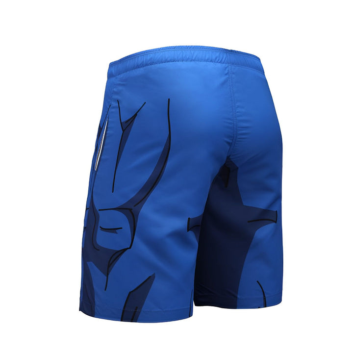 Un short de bain bleu avec des motifs de Vegeta, un personnage de Dragon Ball Z.,SH-1923692658,SH-8212833194,SH-2557080381,SH-1051826497,SH-9695258549,SH-015394109X