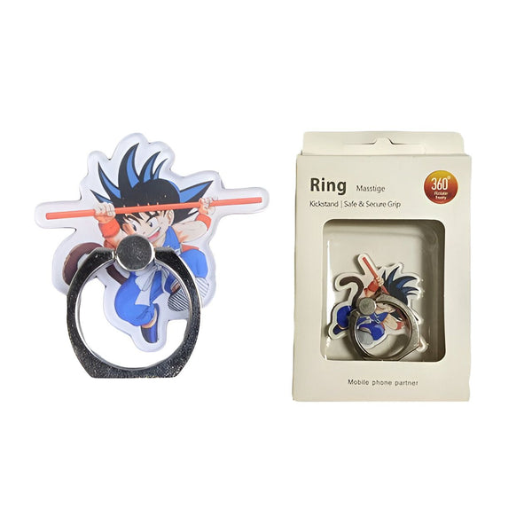 L'image montre une figurine de Son Goku, un personnage de la série animée Dragon Ball Z. Il est représenté en train de tenir une barre horizontale. La figurine est en plastique et mesure environ 5 cm de haut. Elle est vendue dans une boîte en plastique transparente.,44209722949851