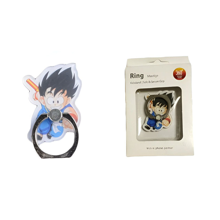 L'image montre une figurine de Son Goku, un personnage de la série animée Dragon Ball Z. La figurine est en plastique et mesure environ 10 cm de haut. Elle est représentée dans une position dynamique, avec un pied en avant et l'autre en arrière, et les bras tendus vers l'avant. La figurine est peinte avec des couleurs vives et est très détaillée. Elle est également dotée d'un socle en plastique transparent qui lui permet de tenir debout.,44209723146459