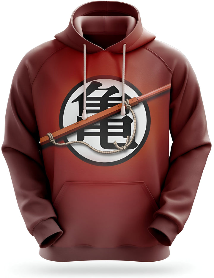 Un sweat à capuche marron avec le symbole de Tortue Géniale de Dragon Ball Z.,SW-5810647073,SW-8864116788,SW-4454159610,SW-3890169708,SW-8742978076,SW-7611829238,SW-5301918931