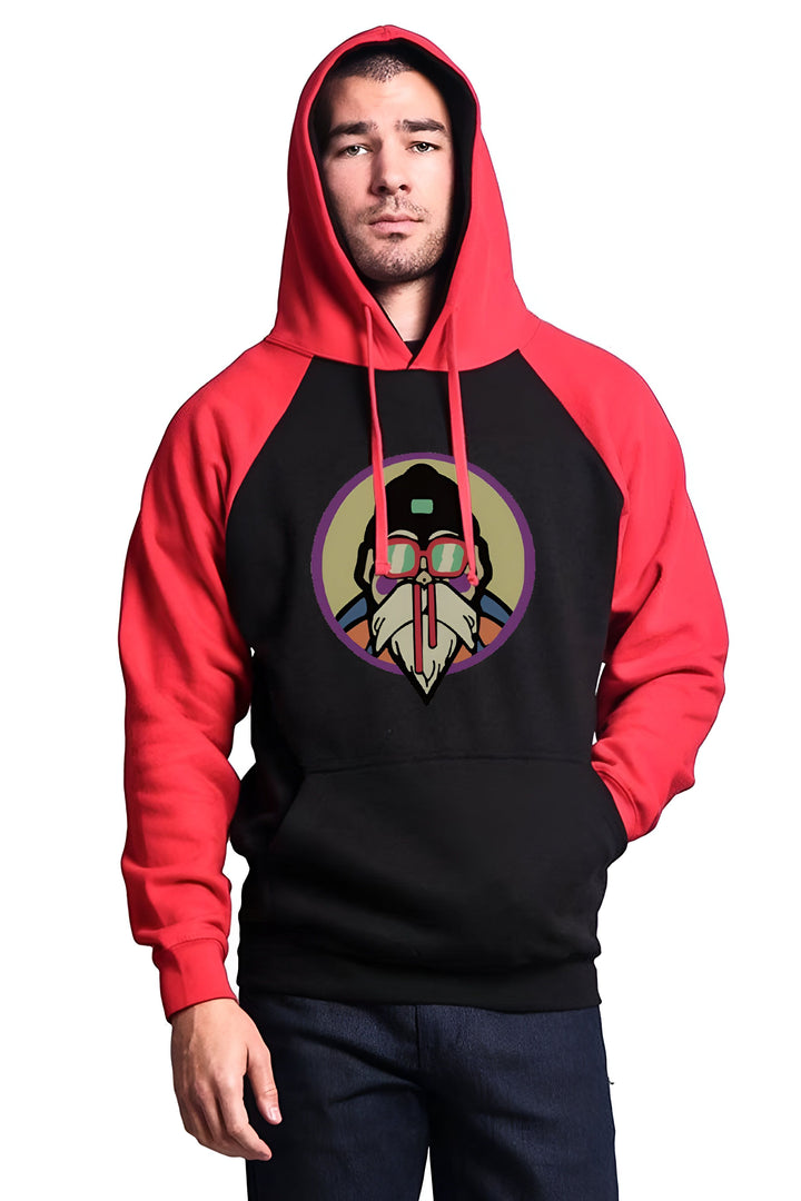 Un homme porte un sweat à capuche noir et rouge avec le logo de Tortue Géniale de Dragon Ball Z.,SW-0041579003,SW-7979757238,SW-3833281871,SW-950849543X,SW-3071389213,SW-4197228546,SW-0163997977,SW-3308326418,SW-6990620331,SW-6886100920,SW-5952601979,SW-8779887678,SW-8282468622,SW-9584558404,SW-4245869461