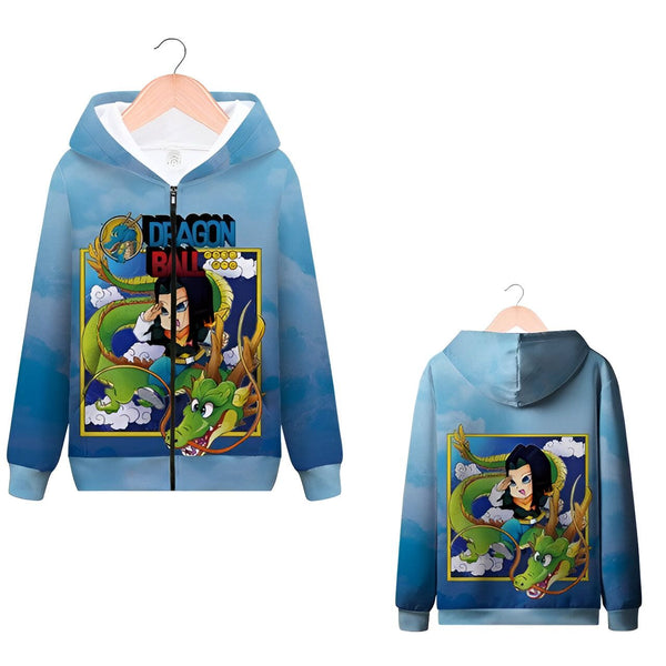 Une veste à capuche bleue avec une image de Son Gohan, un personnage de Dragon Ball Z, imprimée dessus.,SW-6122405272,SW-8622618285,SW-8166497468,SW-4679327812,SW-0029106133,SW-0793723337,SW-7027296586